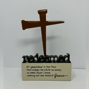 My Soul's Window Maggie Lindley Demdaco Decorative Figure 4227 Jesus Redeemed W7